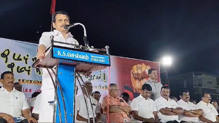 ``லண்டன் சென்றபோது இந்தி பேசினாரா, ஆங்கிலம் பேசினாரா? - அண்ணாமலையை சாடும் செந்தில் பாலாஜி
