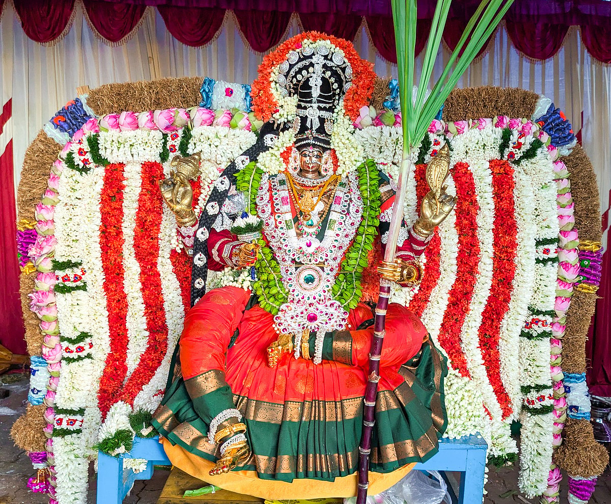 நத்தம் மாரியம்மன் கோயில் மாசி விழா: பூப்பல்லக்கில் அம்மன் நகர்வலம்; விடிய விடிய பக்தர்கள் தரிசனம்