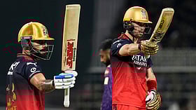 KKR vs RCB : `ஆளே மாறிட்டீங்களே RCB' - ஈடன் கார்டனில் கோலி & கோ செய்த OG சம்பவம்