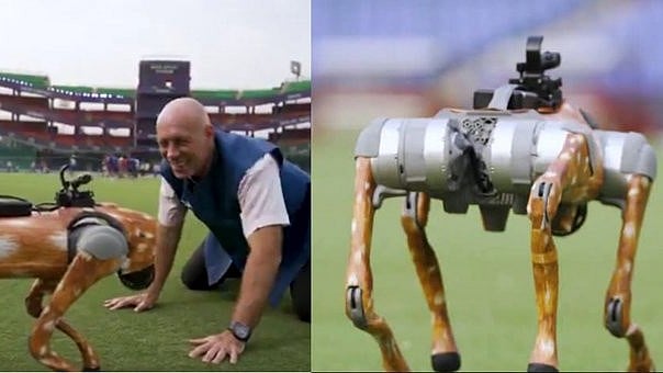 IPL களத்தில் புதிய ரோபோ நாய்; ஓடும், குதிக்கும், பேசும்... பெயர் வைத்து மகிழும் ரசிகர்கள்!