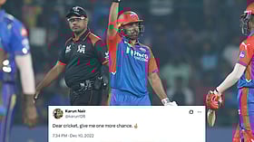 Karun Nair: `Dear cricket, give me one more chance' - 1077 நாள்களுக்குப் பிறகு IPLல் கருணின் கம்பேக்