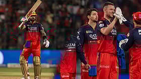 RCB vs RR : 10 பந்துகளில் போட்டியை மாற்றிய ஹேசல்வுட்; சின்னசாமியில் எப்படி வென்றது பெங்களூரு?