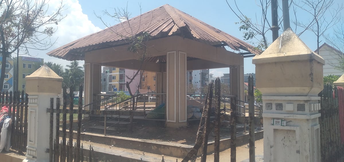 ``வேளாங்கண்ணி கலைஞர் பூங்காவை பயன்பாட்டுக்கு கொண்டுவர வேண்டும்.. -சுற்றுலா பயணிகள் கோரிக்கை