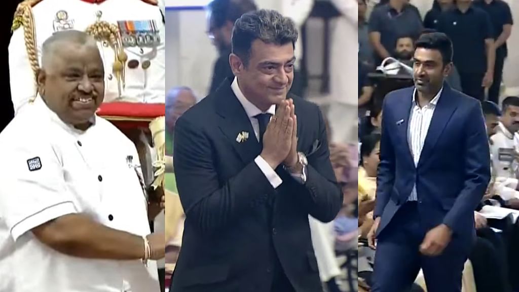 நடிகர் அஜித், கிரிக்கெட் வீரர் அஷ்வின், செஃப் தாமு
