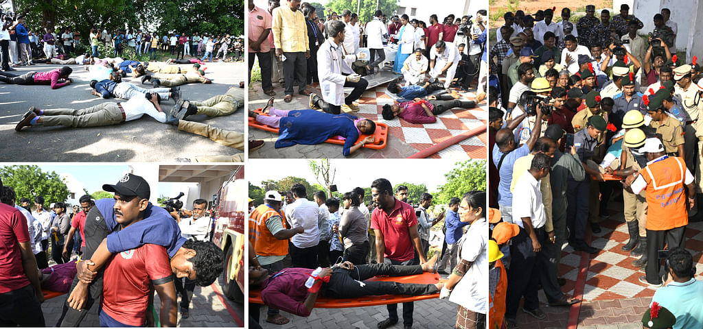 India---Pakistan-Conflict:-புதுச்சேரியில்-நடைபெற்ற-போர்க்கால-ஒத்திகை...-Photo-Album