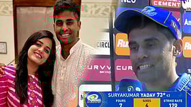 MI: 'என் மனைவிக்காகதான் இந்த அவார்ட்...' - ஆட்டநாயகன் சூர்யகுமார்