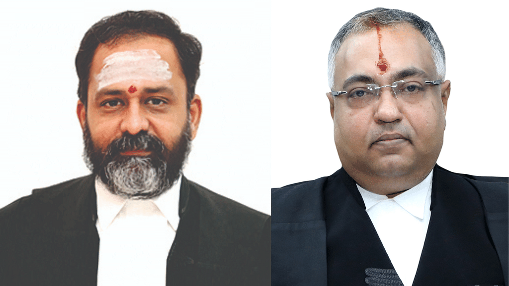 நீதிபதிகள் ஜி.ஆர்.சுவாமிநாதன் மற்றும் லட்சுமி நாராயணன்
