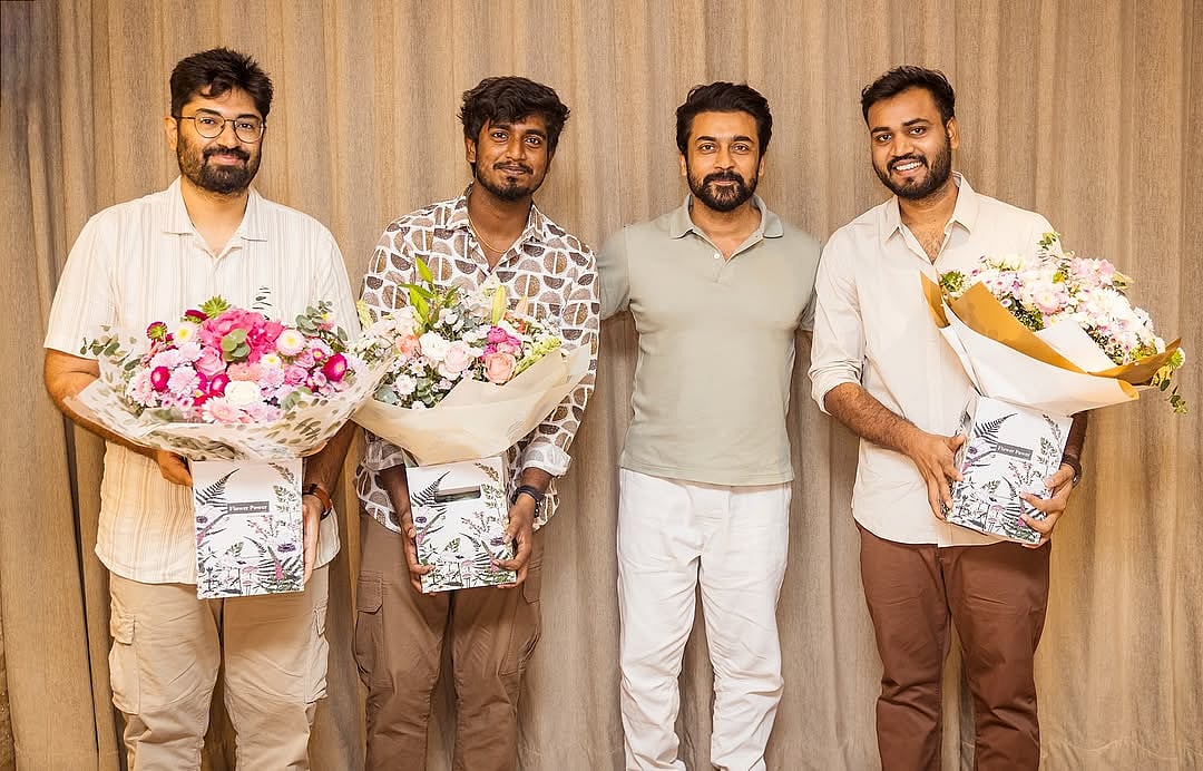 Tourist Family படக்குழுவை பாராட்டிய சூர்யா