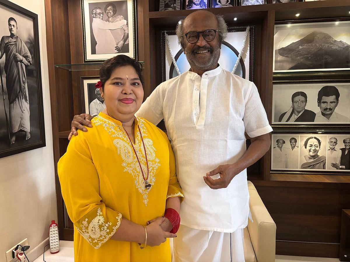 ``சினிமா மட்டும் போதும்னு இருக்காதீங்க- ரஜினியின் அட்வைஸ்; நெகிழ்ந்த ஆர்த்தி-கணேஷ்கர்