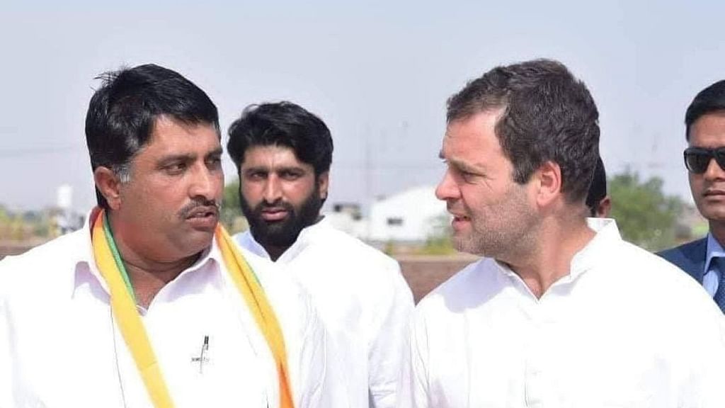 முன்னாள் காங்கிரஸ் அமைச்சர் ஷேல் முகமது - ராகுல் காந்தி