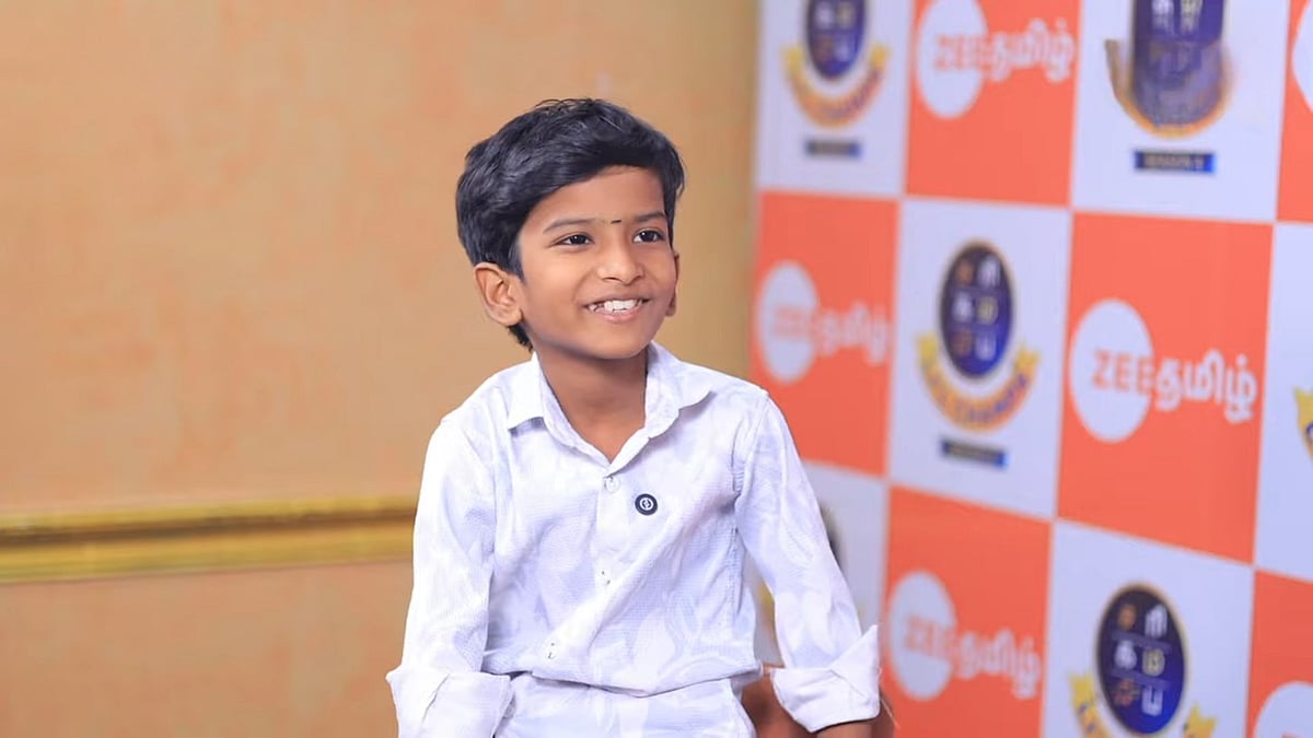 Saregamapa: ``தேவா சார் கையெழுத்து என் தலையெழுத்தாக மாறும்னு நம்பி..! - `சரிகமப அபினேஷ்