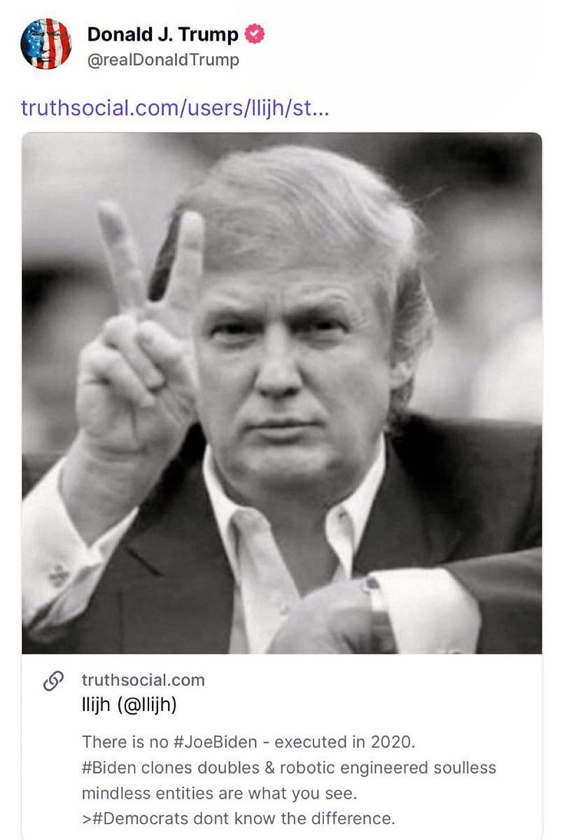 Post that Trump Shared 