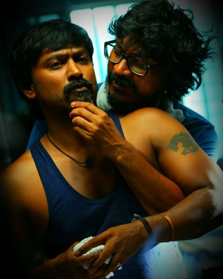 Krishna with his brother Vishnu Vardhan