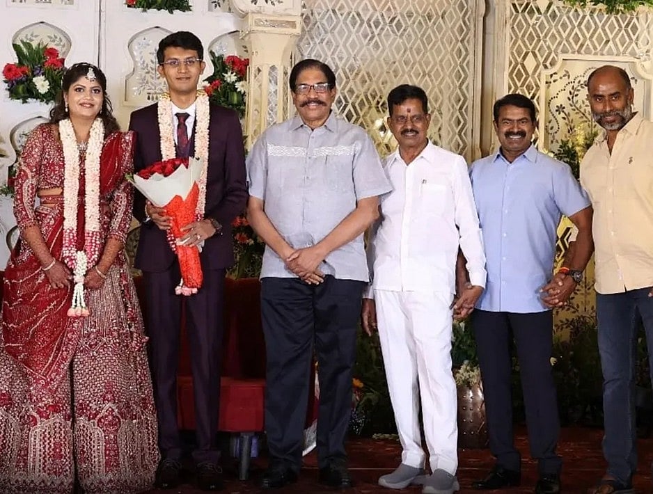 கலைப்புலி தாணு வீட்டுத் திருமணம்: ஸ்டாலின், உதயநிதி, சூர்யா, SK - பங்கேற்ற பிரபலங்கள் | Photo Album