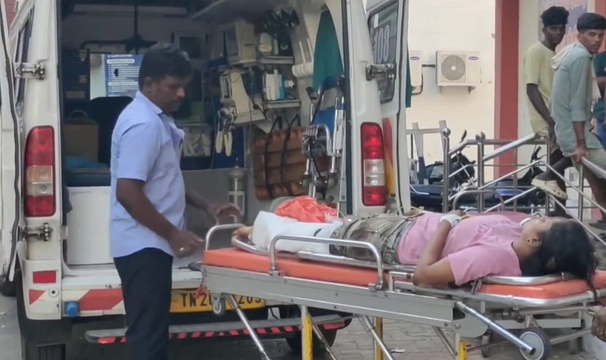 ரயில் கிளம்பிய போது ஓடி வந்து ஏற முயன்ற இளம்பெண்; தவறியதால் கால் துண்டான பரிதாபம்..