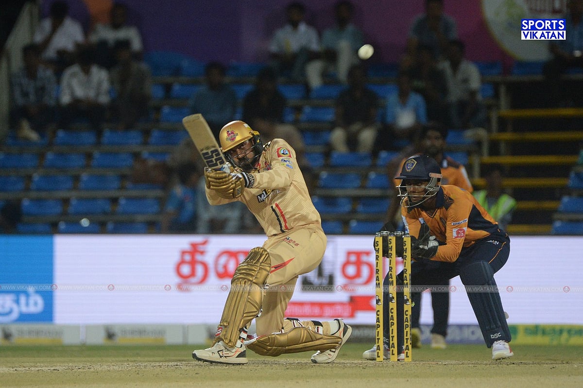 TNPL: `இ சாலா... இங்கயும் நாங்க தான்! - பொளந்து கட்டிய ஆர்சிபி வீரர்.. சேப்பாக் அணி அசத்தல் வெற்றி!