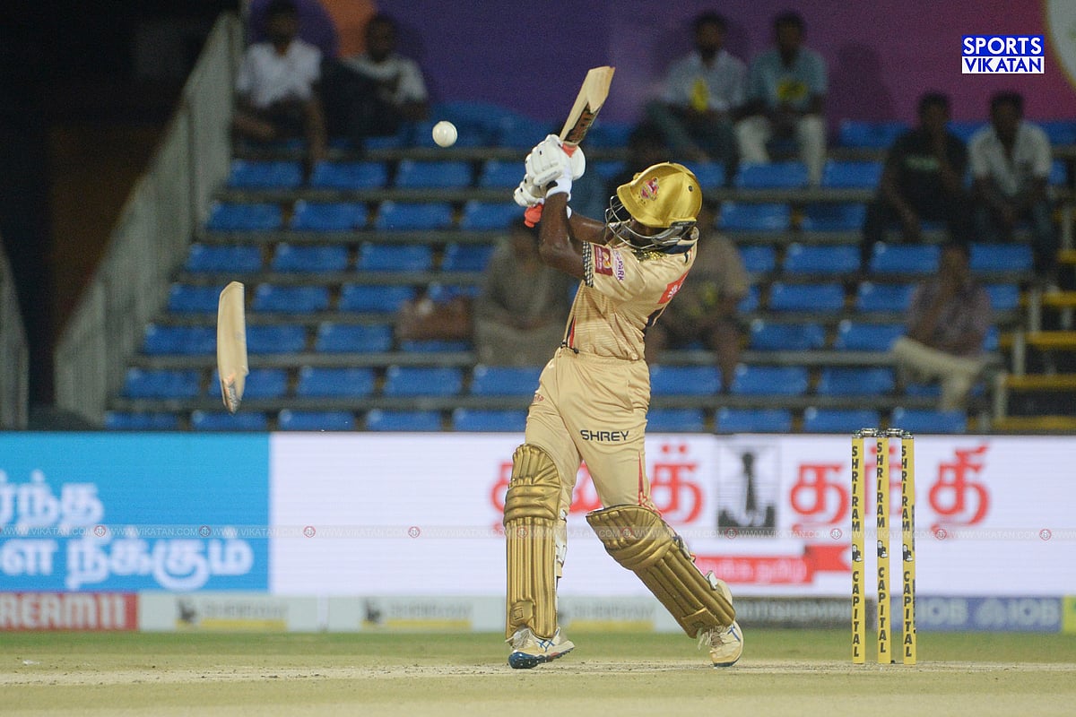 TNPL 2025 - பேட்டிங் , பௌலிங்கில் ஸ்வப்னில் சிங்கின் ருத்தரதாண்டவம்! எளிதாக வென்ற சென்னை!!