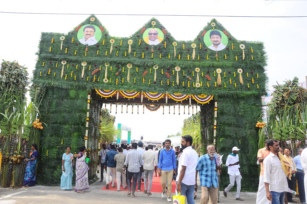 ``4 ஆண்டுகளில் 458 லட்சம் மெட்ரிக் டன் உணவு தானிய உற்பத்தி.. - வேளாண் கருத்தரங்கில் முதல்வர்