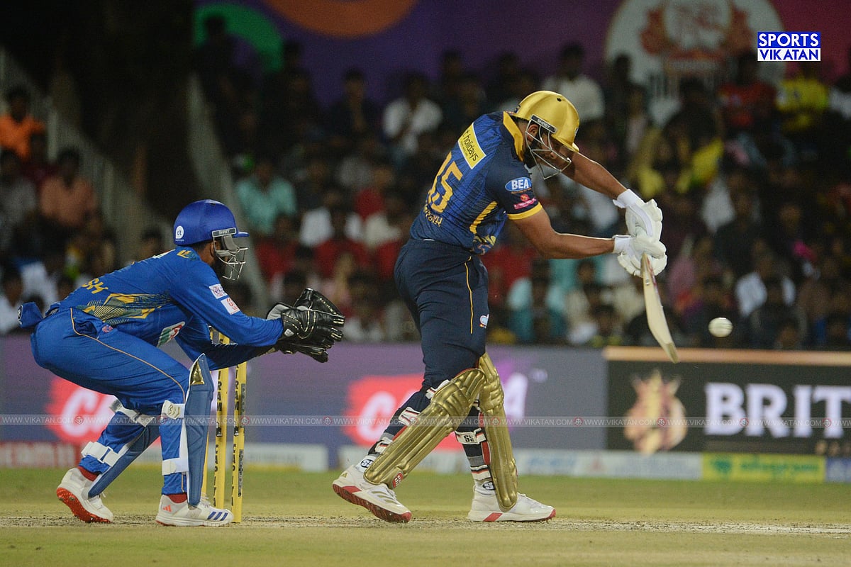 TNPL: முதல் வெற்றியை பதிவு செய்த திருச்சி அணி; கைக்கு வந்த வெற்றியை தவறவிட்ட கோவை கிங்ஸ்