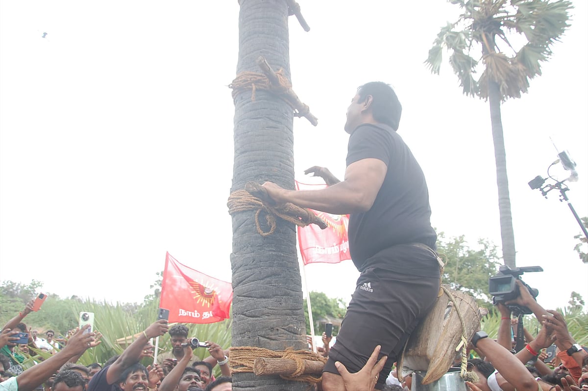”எல்லா மாநிலங்களிலும் கள் இறக்க அனுமதி உள்ளபோது, தமிழகத்தில் மட்டும் தடை ஏன்?”- சீமான் கேள்வி!