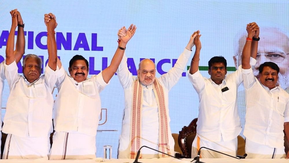 ADMK - BJP - எடப்பாடி பழனிசாமி - அமித் ஷா - அண்ணாமலை