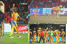 திண்டுக்கல் டிராகன்ஸ் அணியை வென்ற சேப்பாக் சூப்பர் கில்லீஸ்.. விறுவிப்பான ஆட்டம் | Photo Album