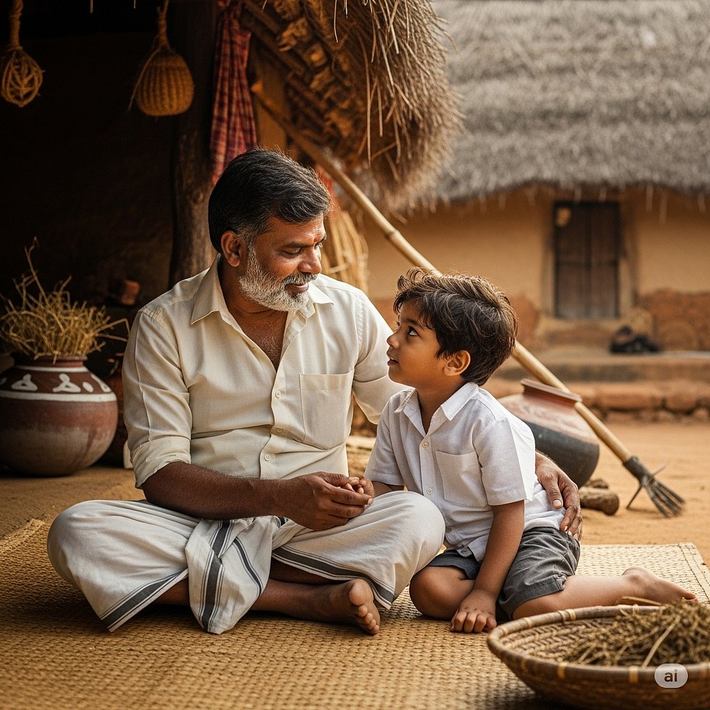 உங்கக் கூட தெருகூத்து பார்த்த தருணம்தான் பெஸ்ட்! - மகனின்  நினைவில்  நிற்கும் அப்பா | #உறவின்கடிதம்