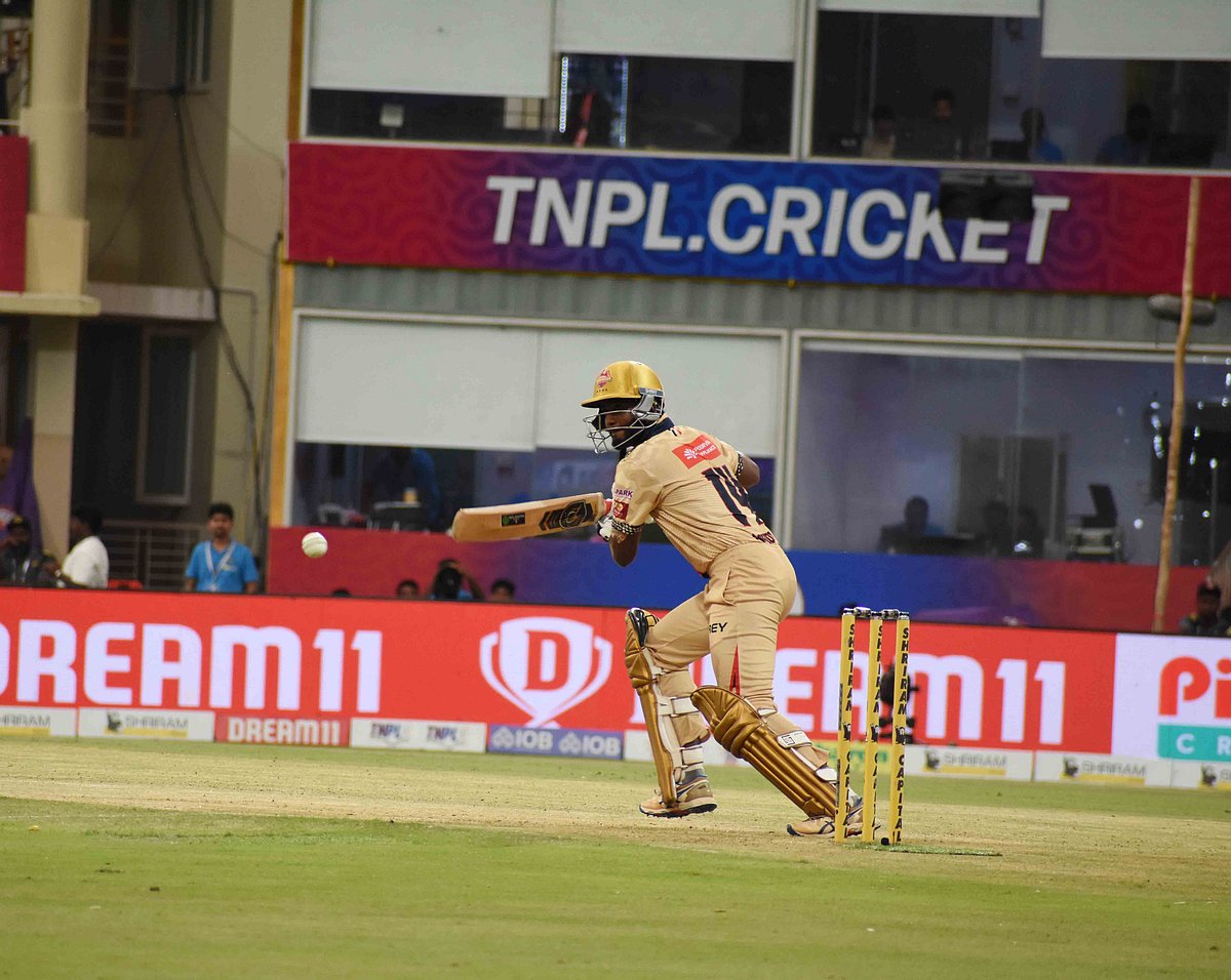 TNPL சேப்பாக் சூப்பர் கில்லீஸ்  அதிரடி ஆட்டம்.. மதுரை பேந்தர்ஸ் அணியை வீழ்த்தி வெற்றி | Photo Album
