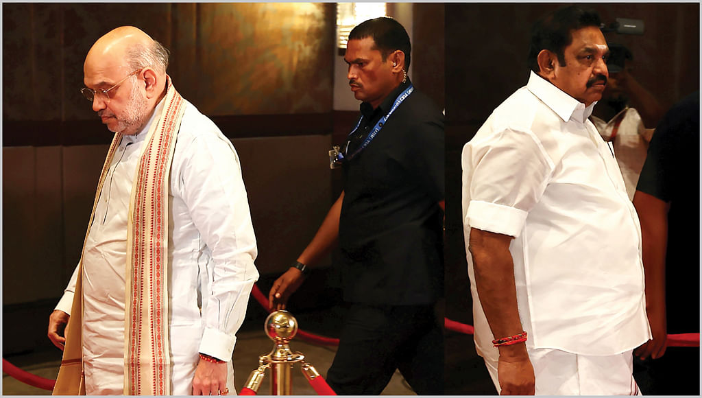அமித் ஷா - எடப்பாடி பழனிசாமி