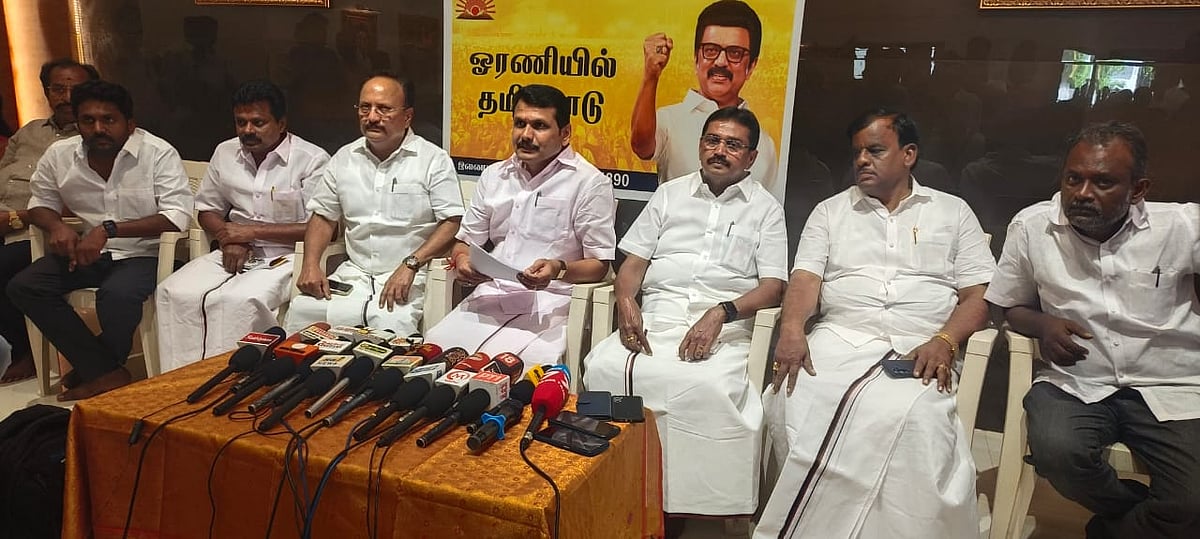 பாஜக கூட்டணி இல்லை என்றனர்; இப்போது மிக்சர் சாப்பிடுகின்றனர் - அதிமுக குறித்து செந்தில் பாலாஜி