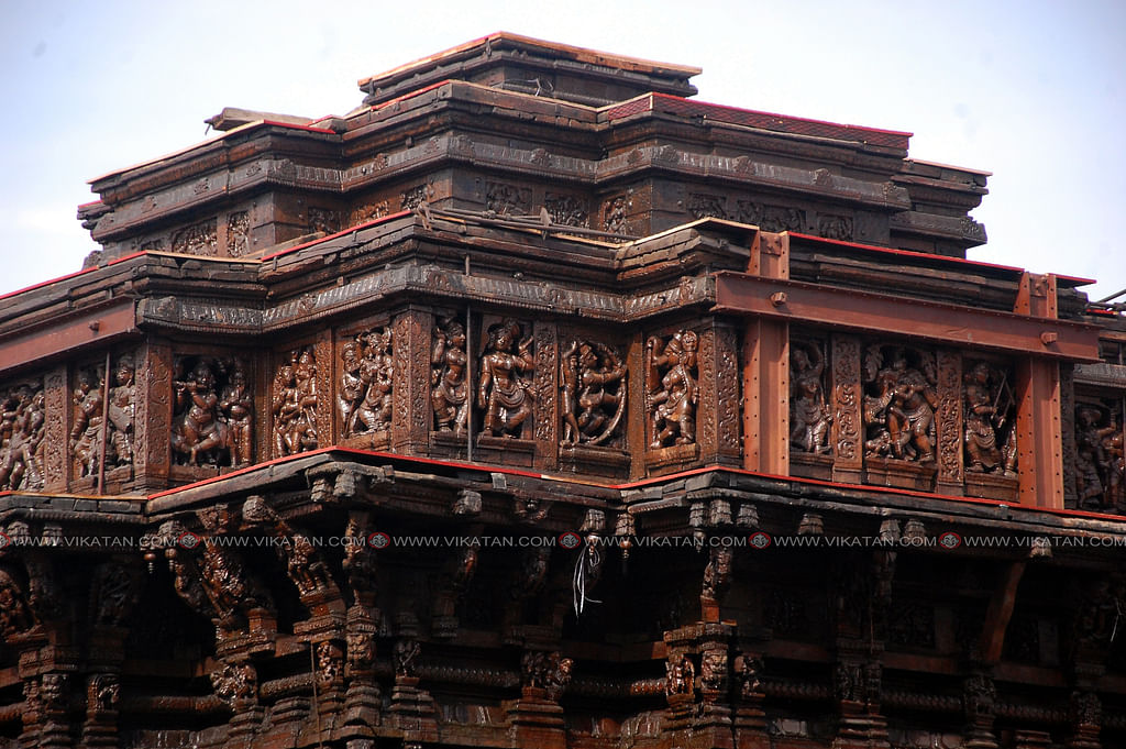 திருநெல்வேலி:-தமிழகத்தின்-மூன்றாவது-பெரிய-தேர்;-நெல்லையப்பர்-கோயில்-தேர்-மர-சிற்பங்கள்