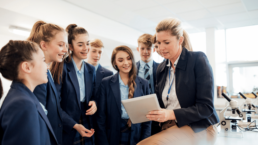 Russian School Students
