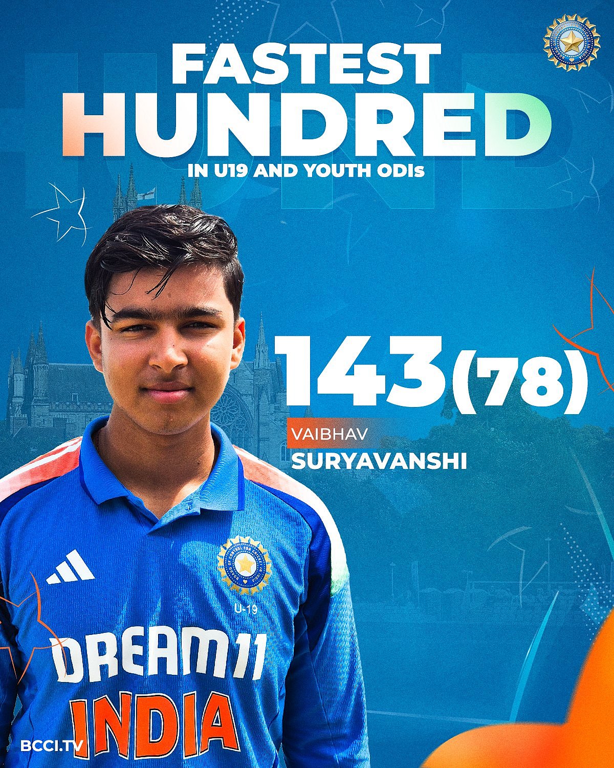 Vaibhav Suryavanshi: `19 வயதுக்குட்பட்டோருக்கான கிரிக்கெட்டில் புது வரலாறு - வைபவ் சூர்யவன்ஷி சாதனை