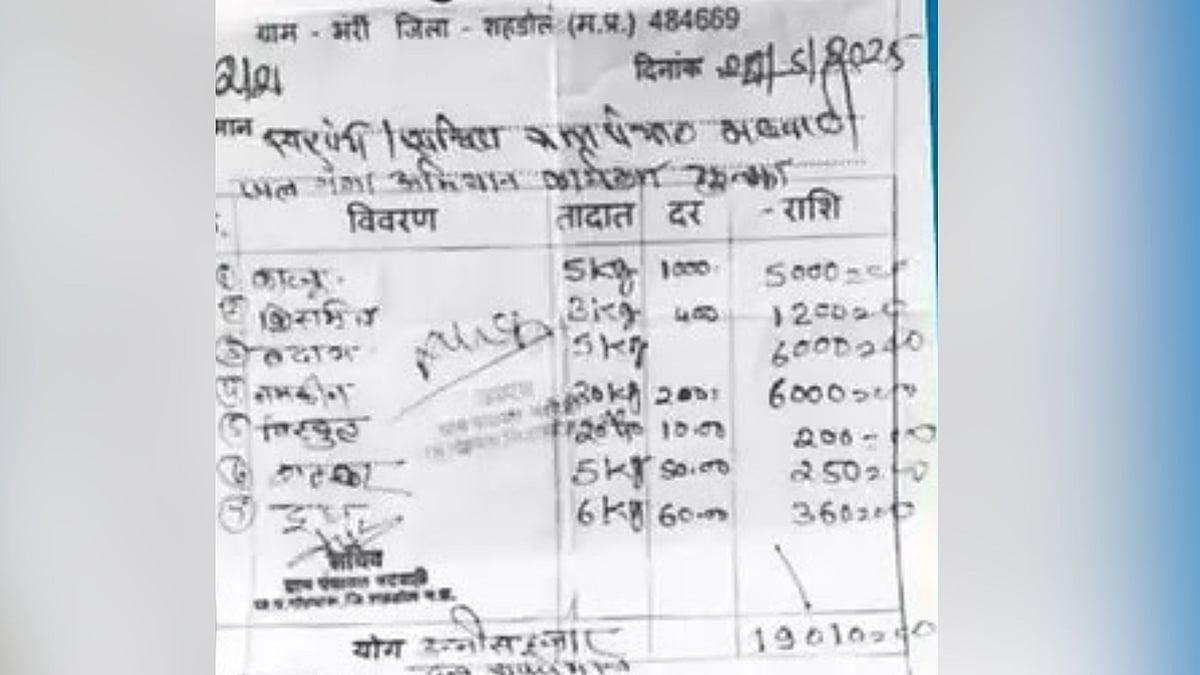 `85,000 ரூபாயா? - ஒரு பஞ்சாயத்து கூட்டத்தில் சாப்பிடப்பட்ட உணவின் பில் வைரல்! - பின்னணி என்ன?