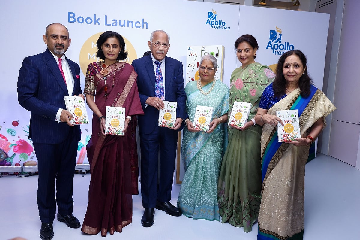 Apollo: எனது உணவு, எனது ஆரோக்கியம்; மை ஃபுட் மை ஹெல்த் என்ற நூலை வெளியிட்ட அப்போலோ