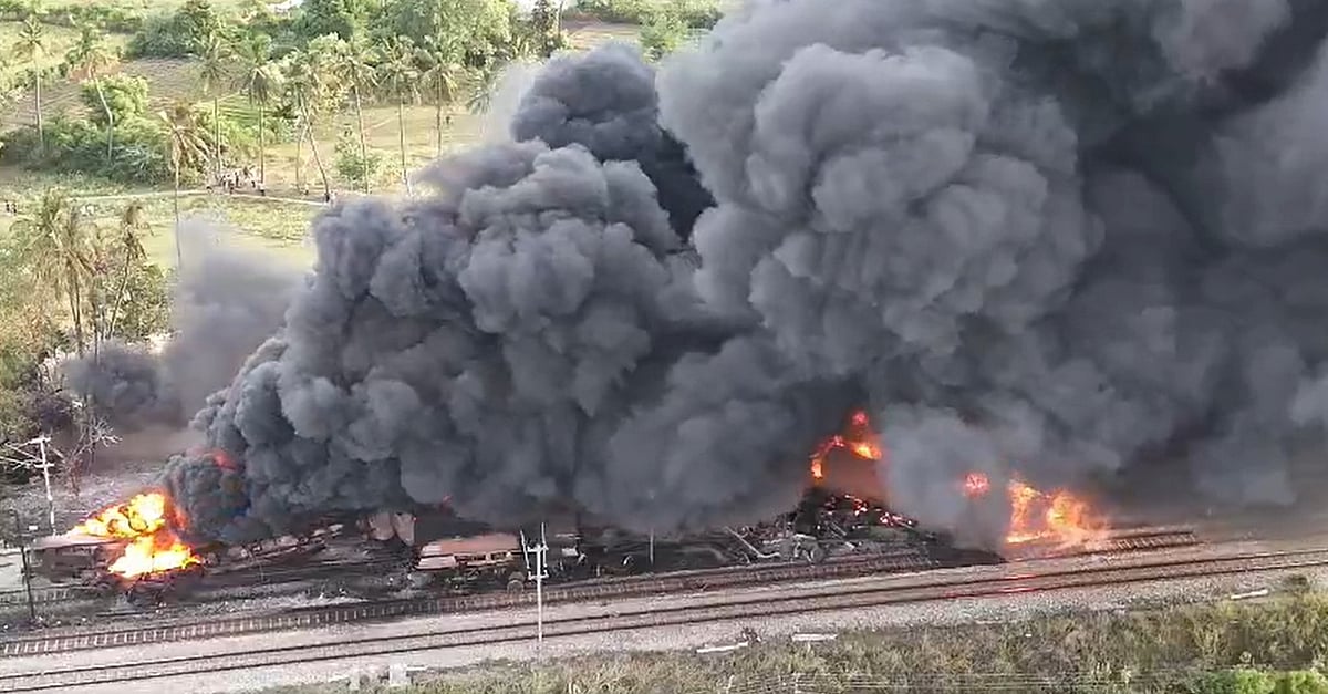 Thiruvallur Train Fire: திருவள்ளூரில் சரக்கு ரயிலில் பெரும் தீ விபத்து; ரயில் சேவைகள் நிறுத்தம்