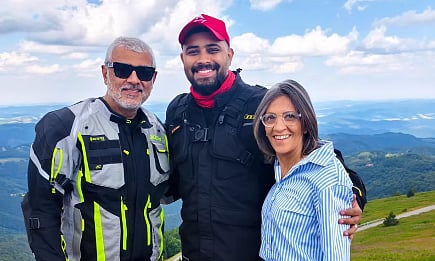Ajith: சென்னைக்கு வரியா... - பூனையிடம் க்யூட்டாக பேசிய அஜித்