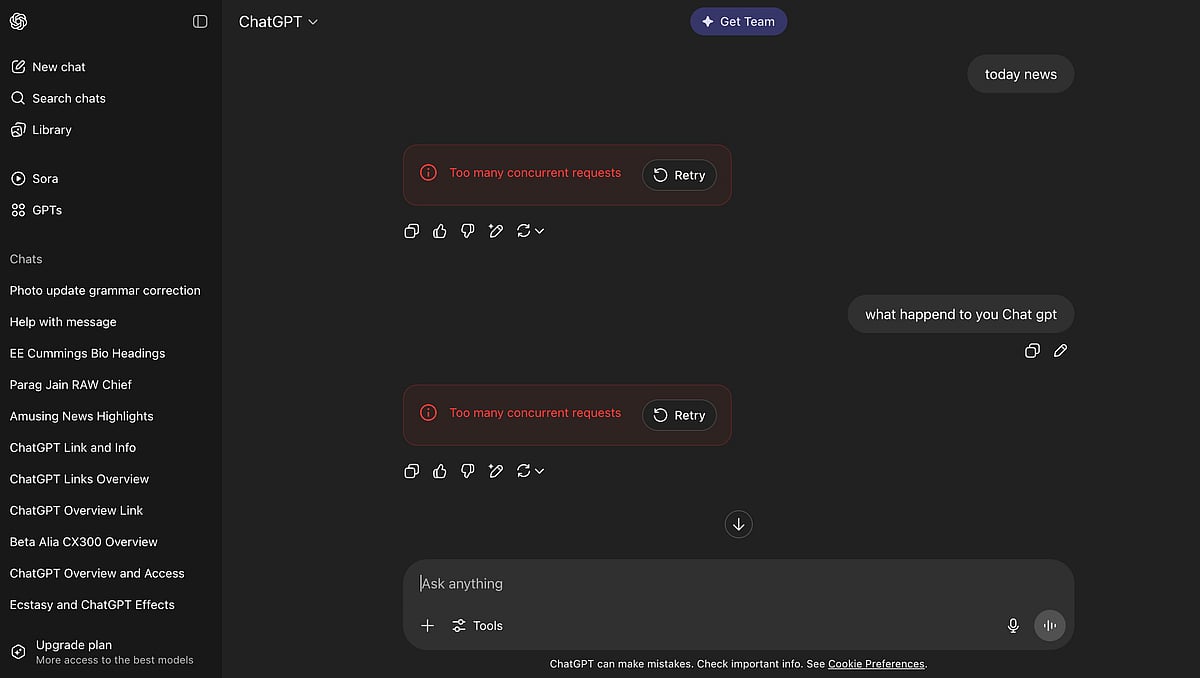 ChatGPT down: இன்று காலை முதல் திடீரென வேலை செய்யாமல் இடைநிறுத்தமானது Chat GPT!