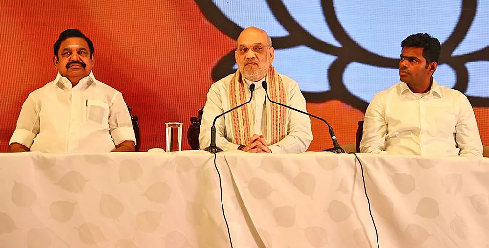 எடப்பாடி பழனிசாமி, அமித் ஷா, அண்ணாமலை