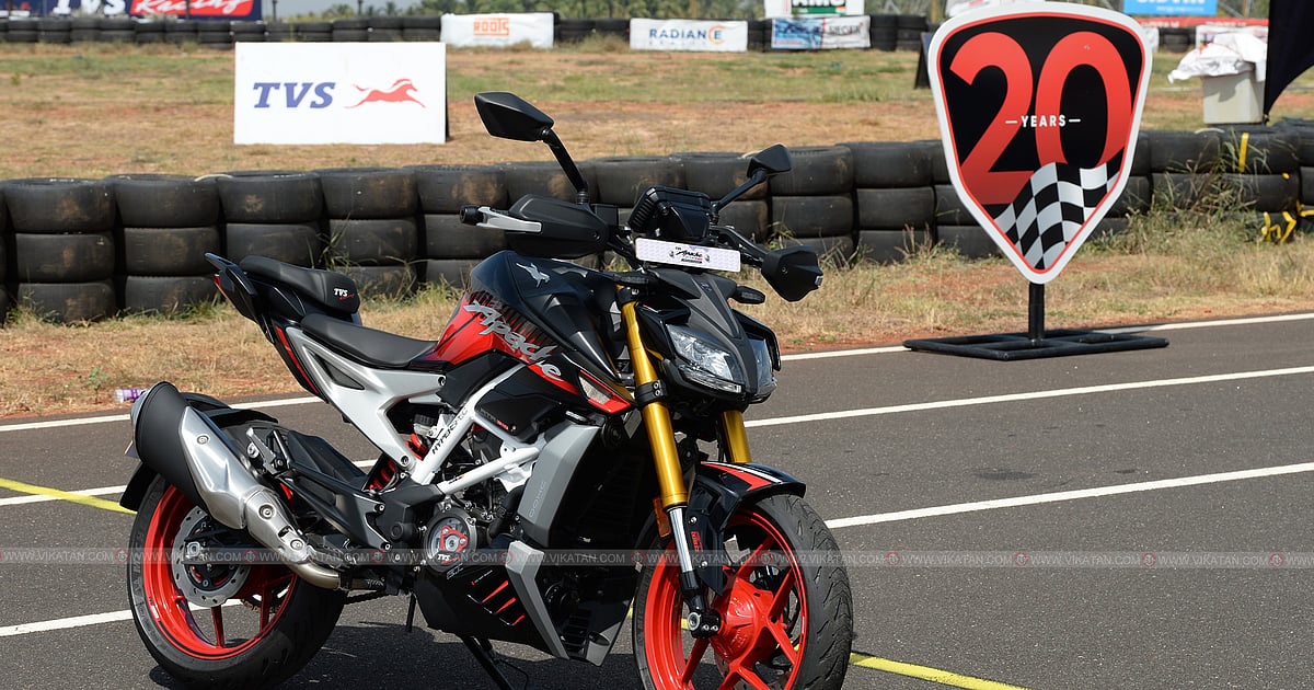 Apache Rtr 310 Riding Position TVS Apache RTR 310: ஏகப்பட்ட டெக்னாலஜிகளுடன் அசரவைக்கும் புதிய பைக் ...