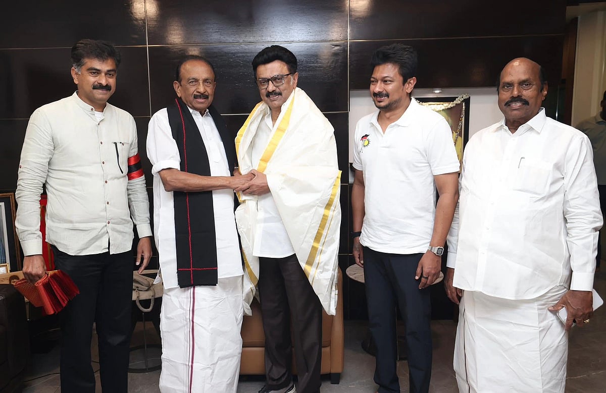 Vaiko: “கூட்டணி அரசு என்ற பேச்சுக்கே இடமில்லை” - மு.க.ஸ்டாலினை நலம் விசாரித்த பின் பேசிய வைகோ