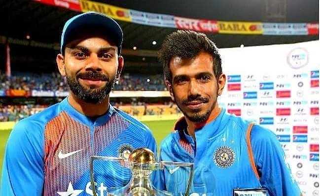 யூஸ்வேந்திர சாஹல் - விராட் கோலி