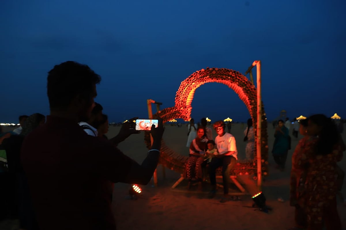 சென்னை மெரினா கடற்கரை: 50 ஏக்கர் பரப்பளவில்   ’Blue Flag’ கடற்கரை திறப்பு!