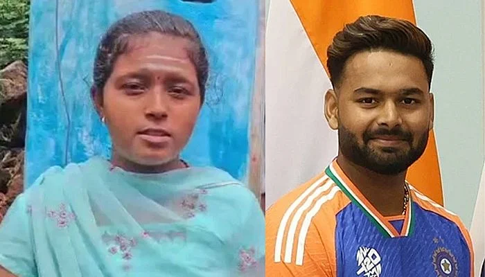 ரிஷப் பண்ட்- மாணவி ஜோதிகா 