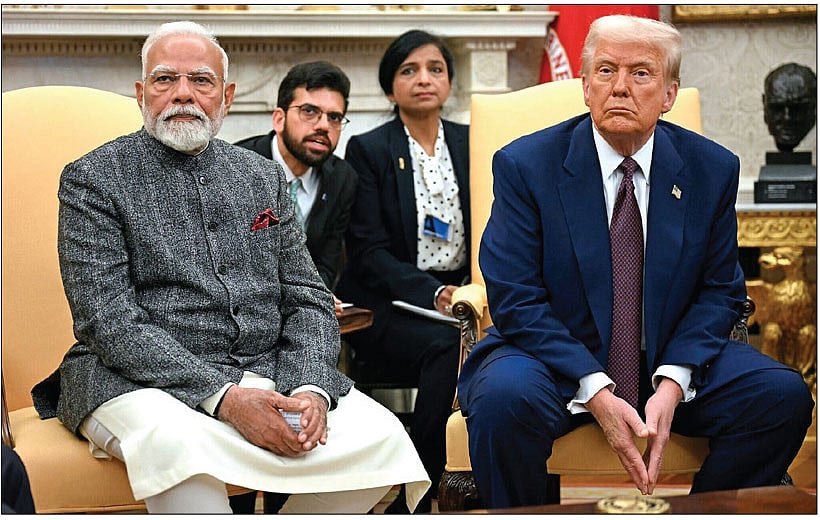 Trump:-``எனது-நண்பர்-பிரதமர்-மோடியுடன்-பேச-ஆவலுடன்-காத்திருக்கிறேன்---அமெரிக்க-அதிபர்-ட்
