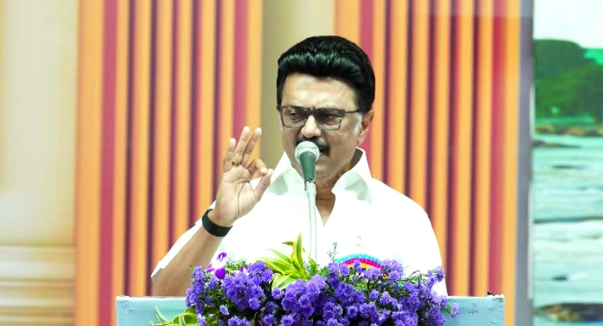 மலிவான அரசியல் செய்கிறார்; ஆளுநர் இங்கேயே இருக்கட்டும்..!  - முதல்வர் ஸ்டாலின்