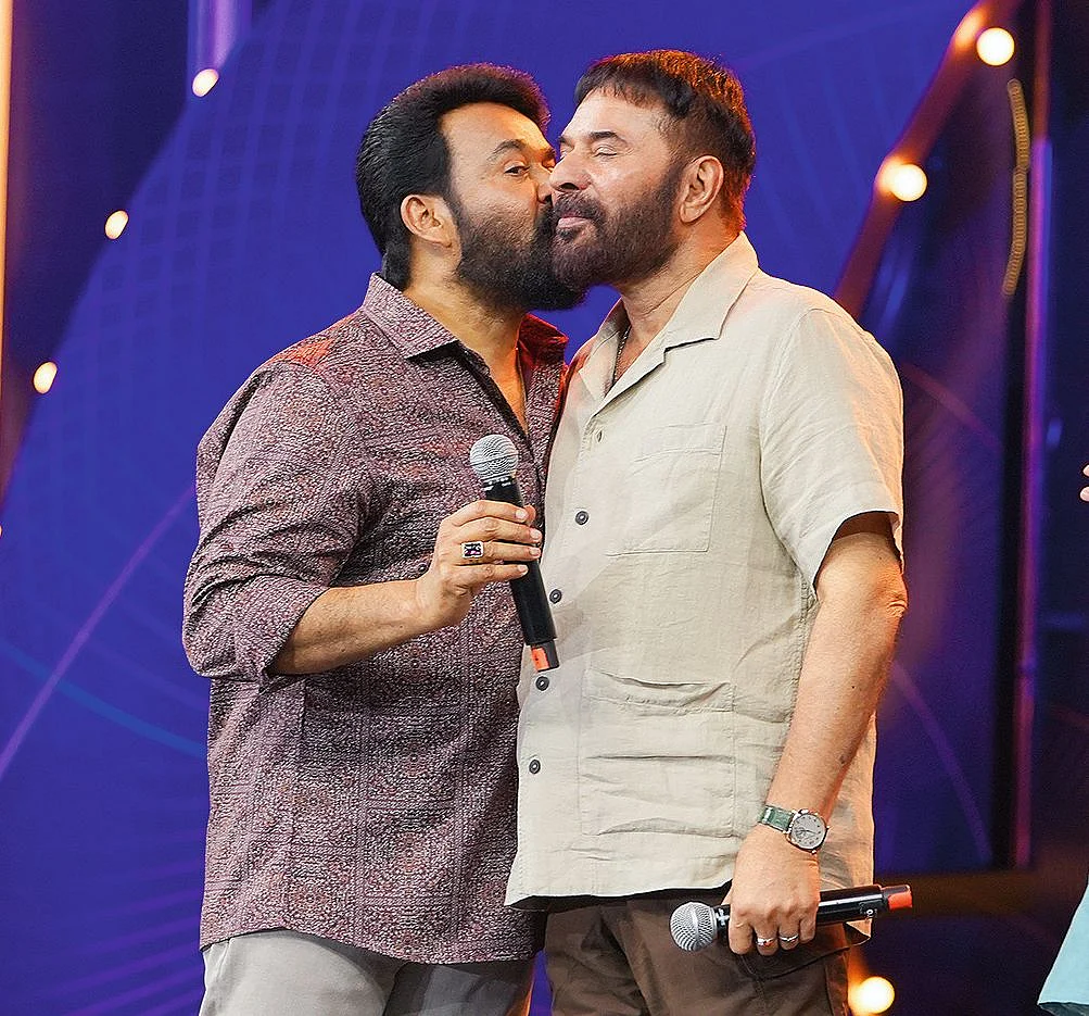Mammootty and Mohan Lal