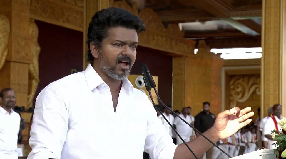 மாநாட்டில் தவெக தலைவர் விஜய்