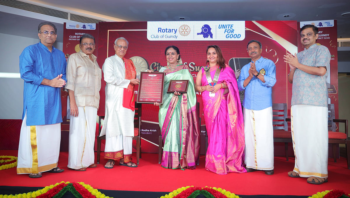 பாடகி சுதா ரகுநாதனுக்கு சிறந்த இசைக்கலைஞருக்கான `சர்க்கிள் ஆஃப் சக்சஸ் விருது