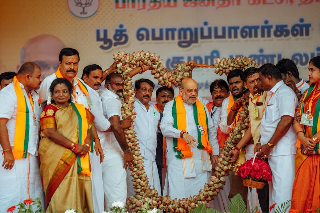 சிறை சென்றவர்கள் பதவியில் நீடிக்கலாமா; பொன்முடியும் செந்தில் பாலாஜியும்..!- நெல்லையில் அமித் ஷா